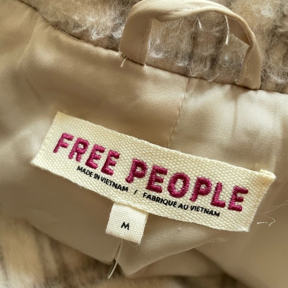 Free People Highlands Wool‎ Shacket Peacoat Free People Size M - Picture 15 of 16